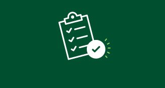 Icon of a clipboard with a list and checkmarks